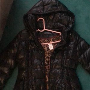 Express brand new with tags mid length black  coat